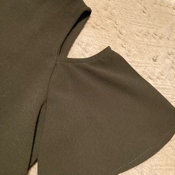 Olive green Babeau dress - Picture 3 of 6